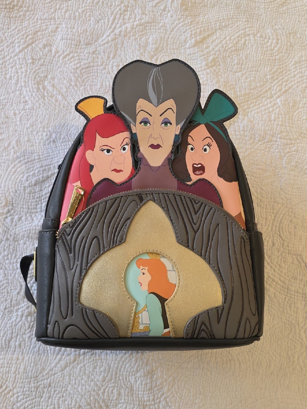 Loungefly Disney Villains Stepmother and Stepsisters Backpack